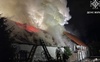 На Волині вночі рятувальники ліквідували пожежу у кафе-готелі. ФОТО