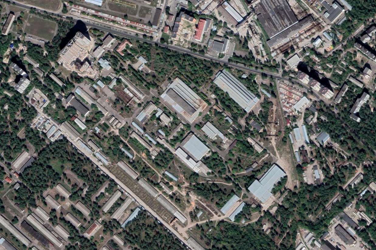 Київський бронетанковий завод на Google Maps. Дізнатися, де що в якому цеху, практично неможливо