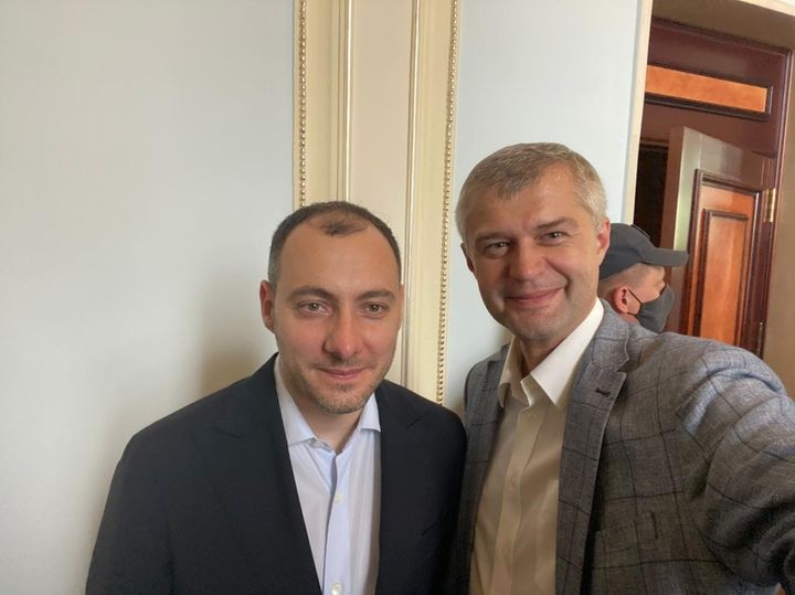 В’ячеслав Рубльов (праворуч) і Олександр Кубраков. Фото із фейсбук-сторінки В’ячеслава Рубльова