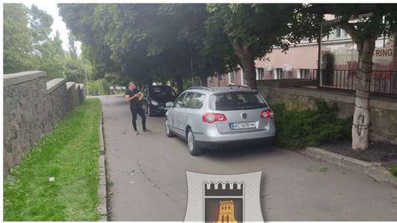 У Луцьку муніципали оштрафували «майстра паркування».ФОТО