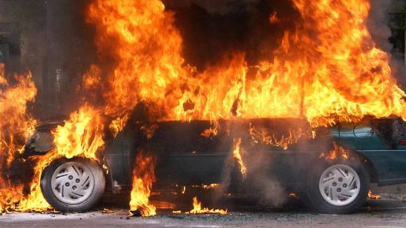 У Луцьку вогнем спалахнув автомобіль