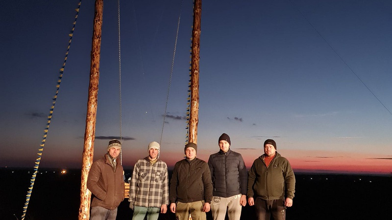 У громаді на Волині зробили найвищу в Україні гойдалку