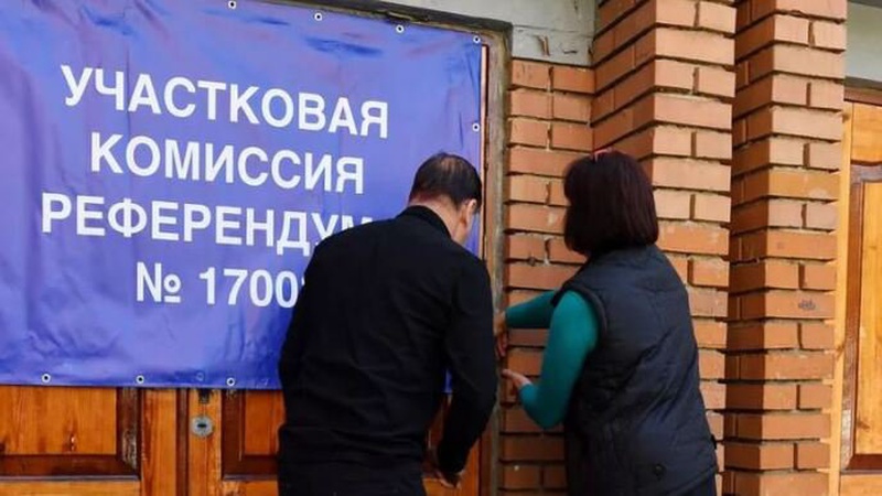 Окупанти розпочали «референдуми» на Донбасі та у Мелітополі