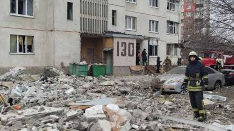 У Харкові збили ворожий літак, який бомбардував місто