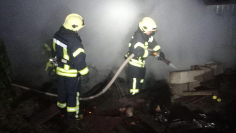 В Липинах рятувальники Волині ліквідували пожежу