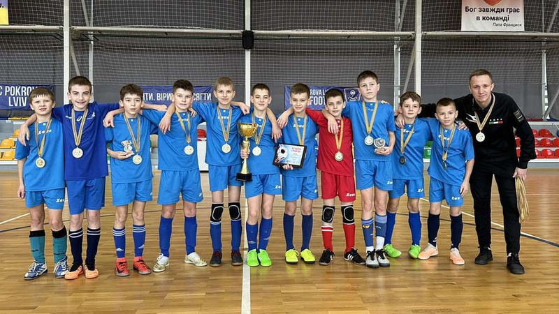 Команда Маневич здобула перемогу в чемпіонаті України з футзалу серед юнацьких команд (U-12). ФОТО