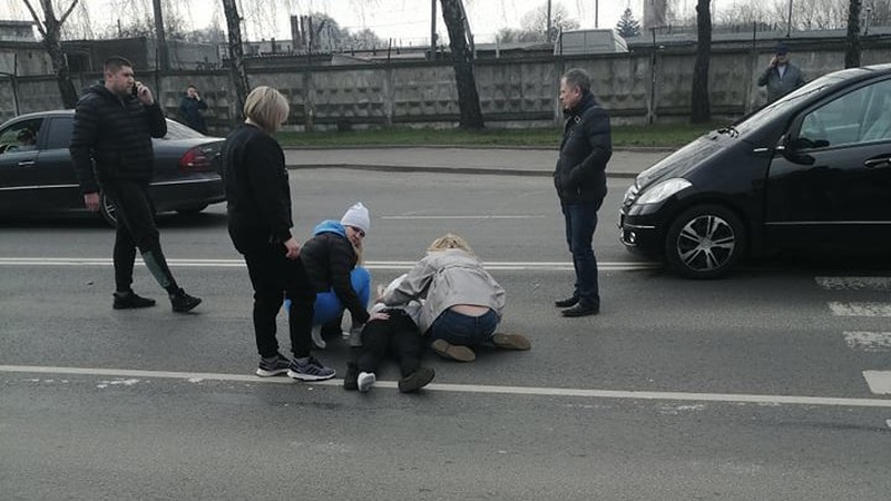 У Луцьку на Конякіна — ДТП: водійка збила пішохідку. ФОТО