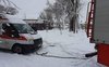 У Луцьку рятувальники вивільняли авто «швидкої» із кучугур снігу
