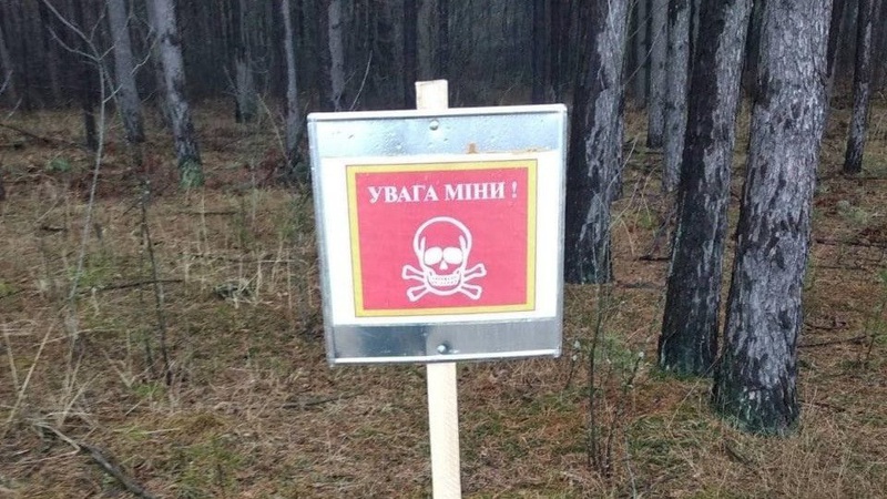 На Харківщині окупанти скидають міни відкладеної дії