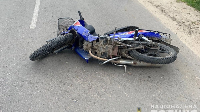 На Волині внаслідок ДТП постраждав мотоцикліст