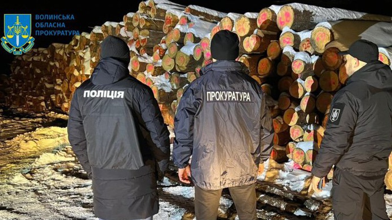 На Волині державі передали арештовану деревину вартістю понад мільйон гривень