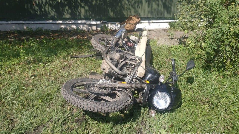 На Волині вантажівка збила мотоцикліста: постраждав водій двоколісного