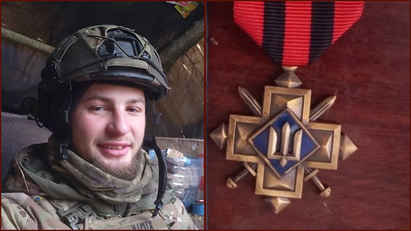 Воїн з Луцька Віктор Юров отримав «Золотий хрест» від Залужного