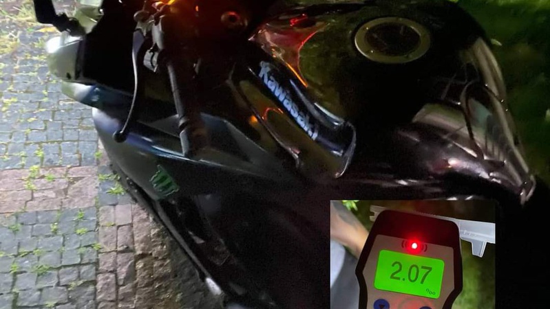 У Луцьку п’яний мотоцикліст не мав права керування, але сів за кермо