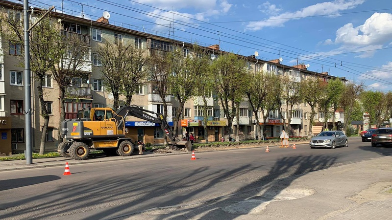 Розпочали реконструкцію проспекту Волі в Луцьку: чи перекриватимуть рух