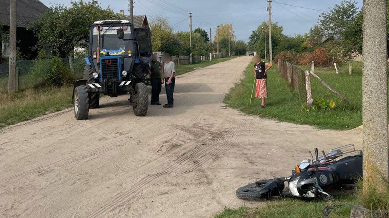 Поліція розпочала кримінальне провадження за фактом ДТП, в якій постраждав неповнолітній мотоцикліст