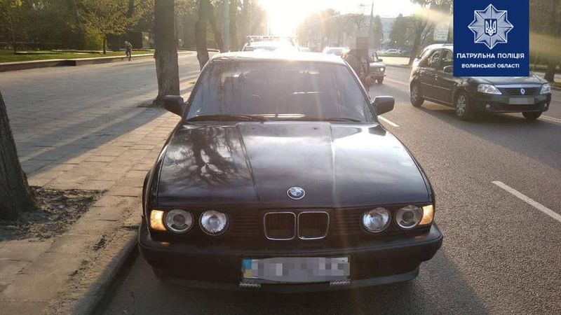 «Підрізав» інші авто: у Луцьку спіймали п’яного водія «BMW»