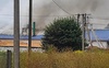 У Звірові загорівся пелетний завод. ФОТО. ВІДЕО