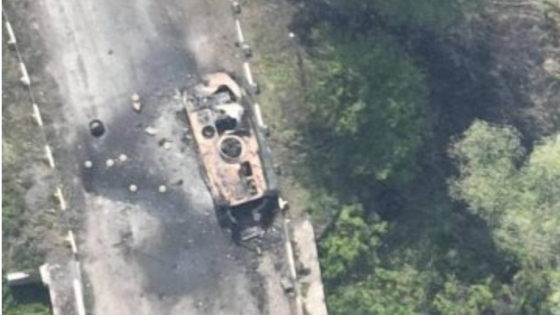 Волинські тероборонівці показали чергову вдалу атаку FPV-дронів по окупантах