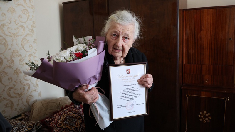 Лучанка Ольга Григор’єва відзначила 100-літній ювілей