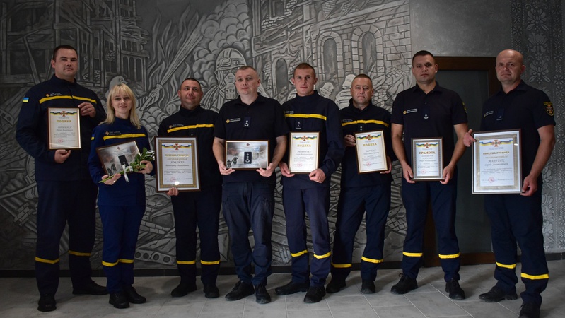 В пожежно-рятувальній службі Волині нагородили кращих працівників