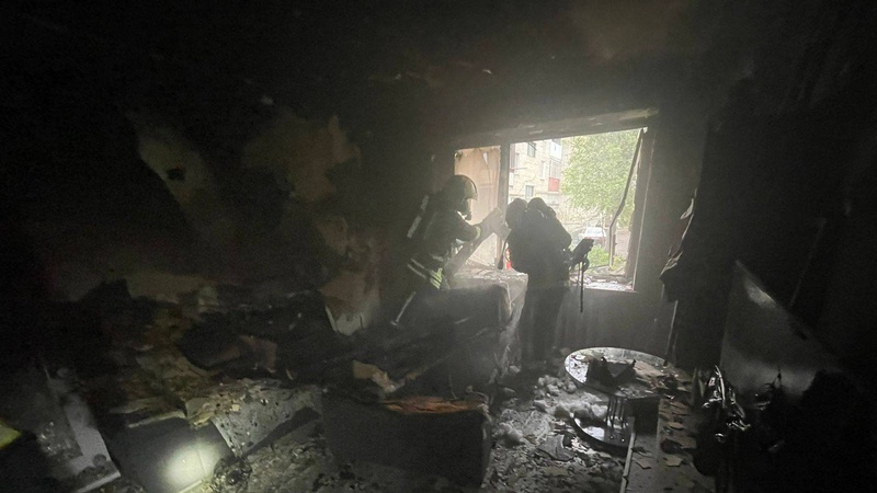 У Ковелі горіла квартира у п’ятиповерхівці: вогонь вщент знищив одну з кімнат