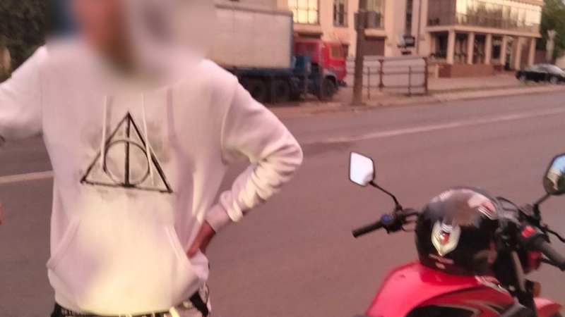 У Луцьку затримали неповнолітнього мотоцикліста