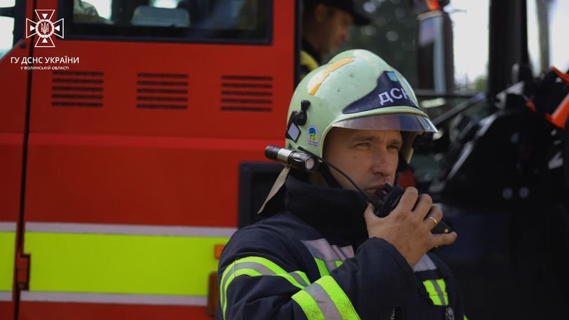 Протягом минулого тижня волинські рятувальники здійснили13 виїздів на гасіння пожеж