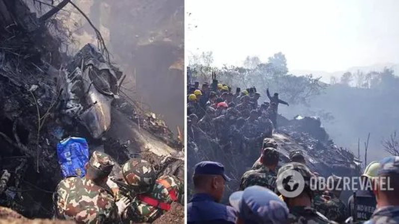 Пасажир літака, що розбився в Непалі, встиг зняти відео за секунди до смерті. ВІДЕО 18+