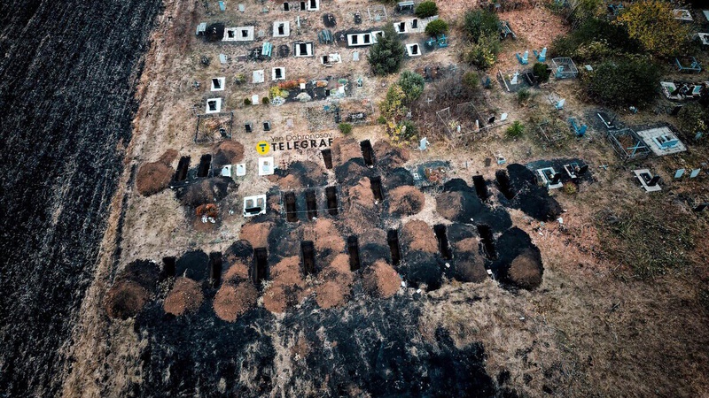 Цвинтар у Грозі, де загинули 52 людей: з’явилися моторошні фото