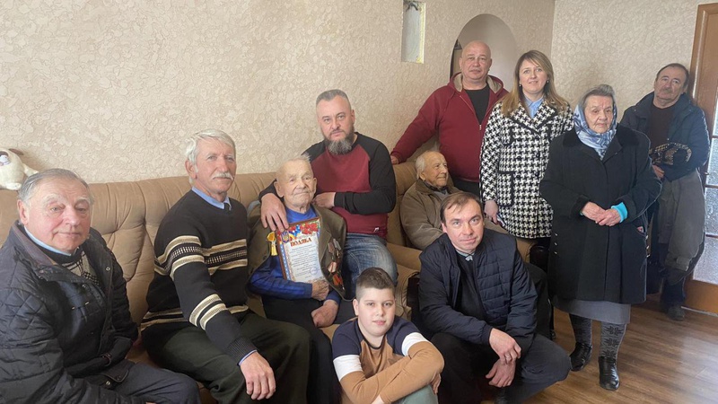 Довгожитель із Боратинської громади відзначив 100-річний ювілей