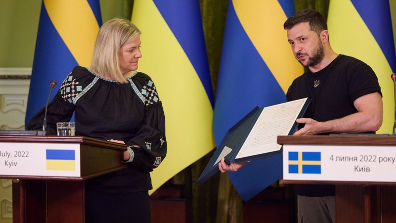 Прем’єр-міністр Швеції передала Україні лист про визнання Запорозької Січі як незалежної держави