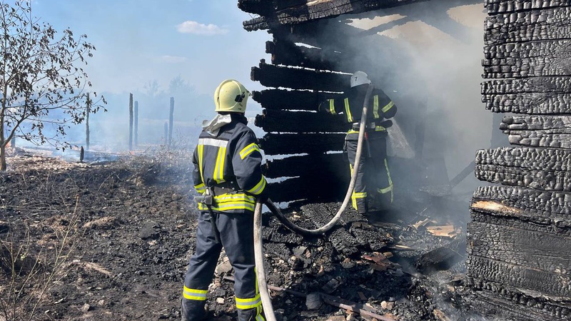 Через недбалість у Володимирському районі виникло 6 пожеж. ФОТО