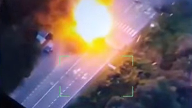 Українські військові впритул розстріляли із Javelin ворожий танк