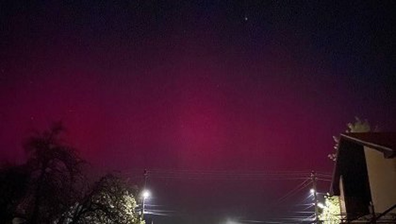 У Ківерцях вночі зазнімкували неймовірне північне сяйво