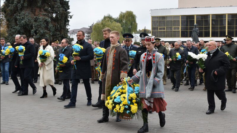 Лучани вшанували пам’ять військовослужбовців, які загинули в АТО. ФОТО