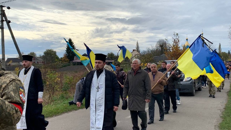 Відбулось прощання з військовослужбовцем Олександром Морозом