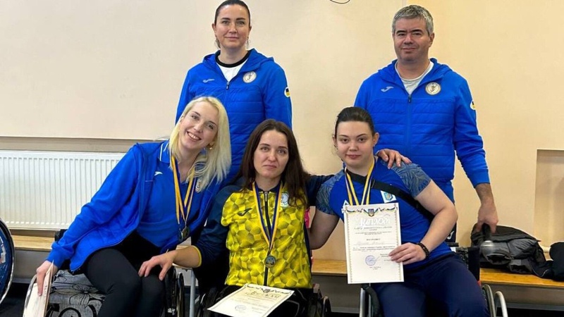 Волинянка здобула срібло на чемпіонаті України з фехтування на візках
