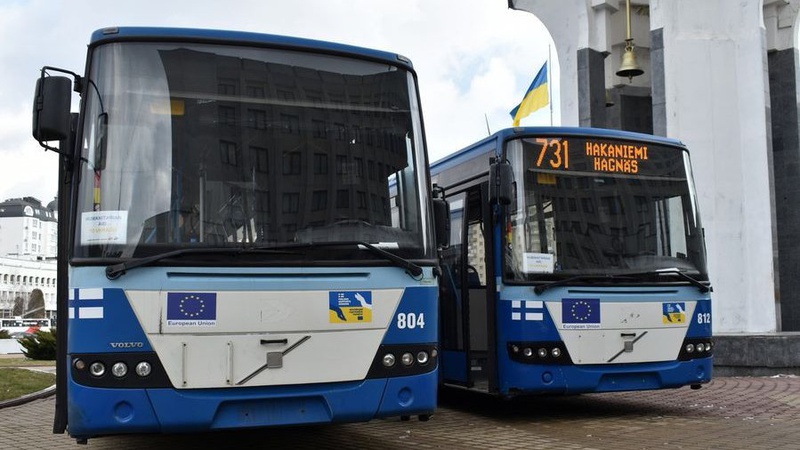 Волинь отримала шкільні автобуси з Фінляндії