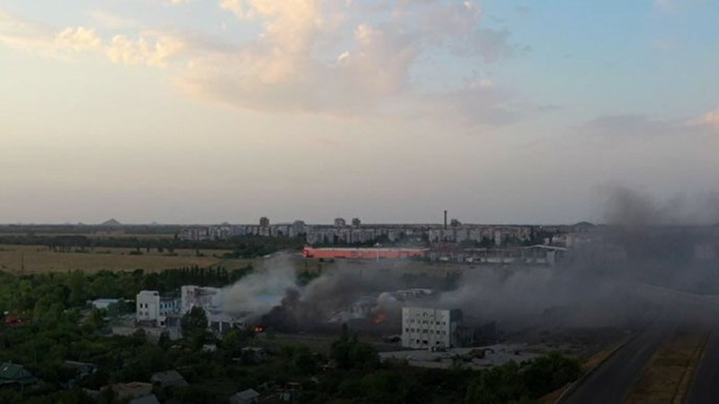 В окупованому Донецьку вибухи на складі боєприпасів