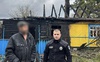 Волинський поліцейський виніс з палаючого будинку чоловіка