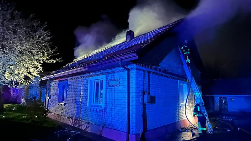 У Луцькому районі сталась пожежа: горів житловий будинок