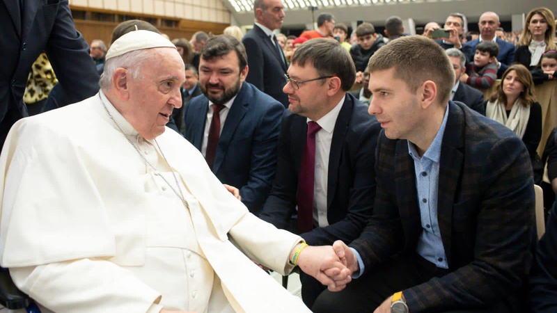 Волинський лікар зустрівся із Папою Римським