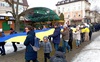 День Соборності у Луцьку: люди знову утворили «Ланцюг Єднання». ФОТО. ВІДЕО