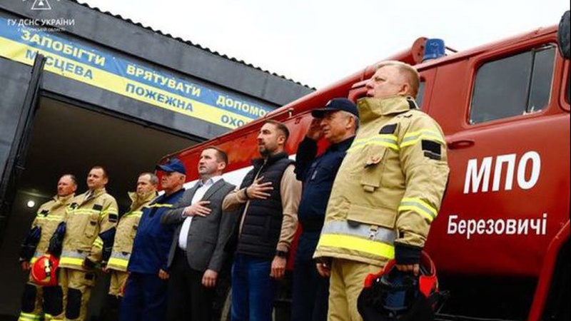 На Волині відкрили 103-й підрозділ місцевої пожежної охорони. ФОТО