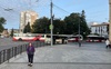 В центрі Луцька затор з тролейбусів