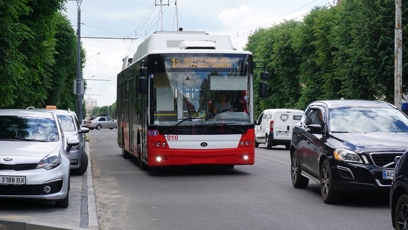 11-12 травня тролейбуси у Луцьку курсуватимуть за зміненими маршрутами