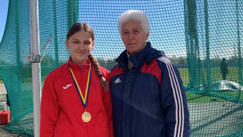 Волинянка стала переможницею Всеукраїнських змагань з легкоатлетичних метань