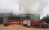 Волинські рятувальники ліквідували пожежу у виробничій будівлі. ФОТО