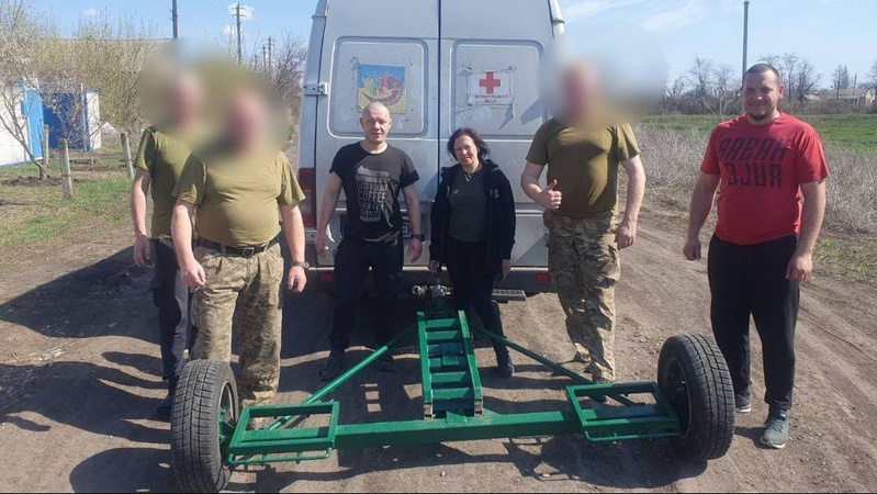 Майстри з Волині виготовили п’ять мінілафет для евакуації розбитої військової техніки